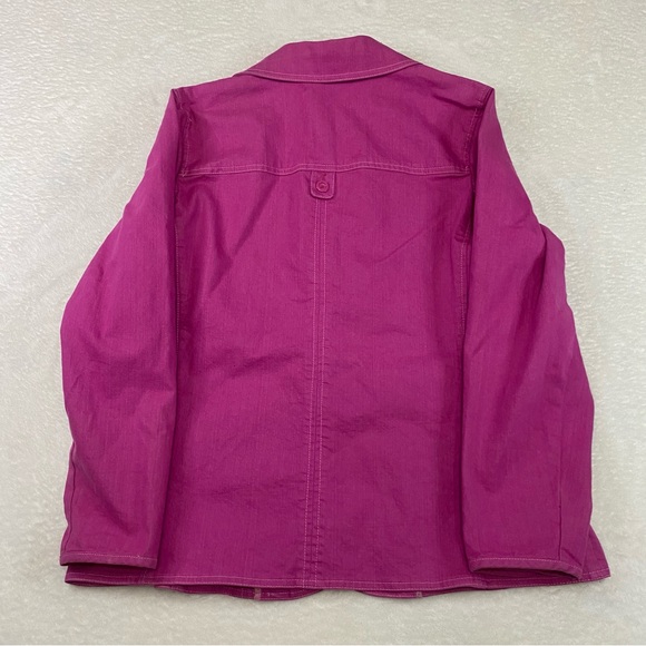 Denim&Co Pink Blazer Womens Jacket Pockets Size Large - Picture 6 of 9
